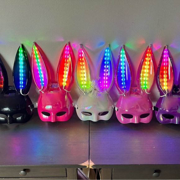 LED bunny/rabbit mask - Picture 6 of 6